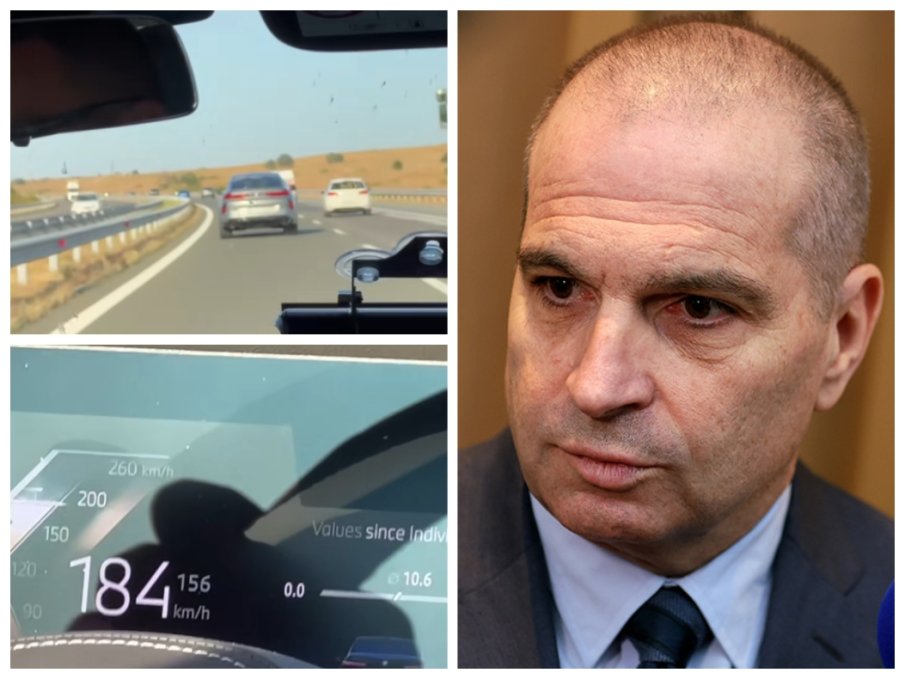 ПОРЕДНО БЕЗУМИЕ! Джигит с БМВ смрази кръвта на министър Караджов, подмина го с 210 през аварийната лента на Тракия (ВИДЕО)