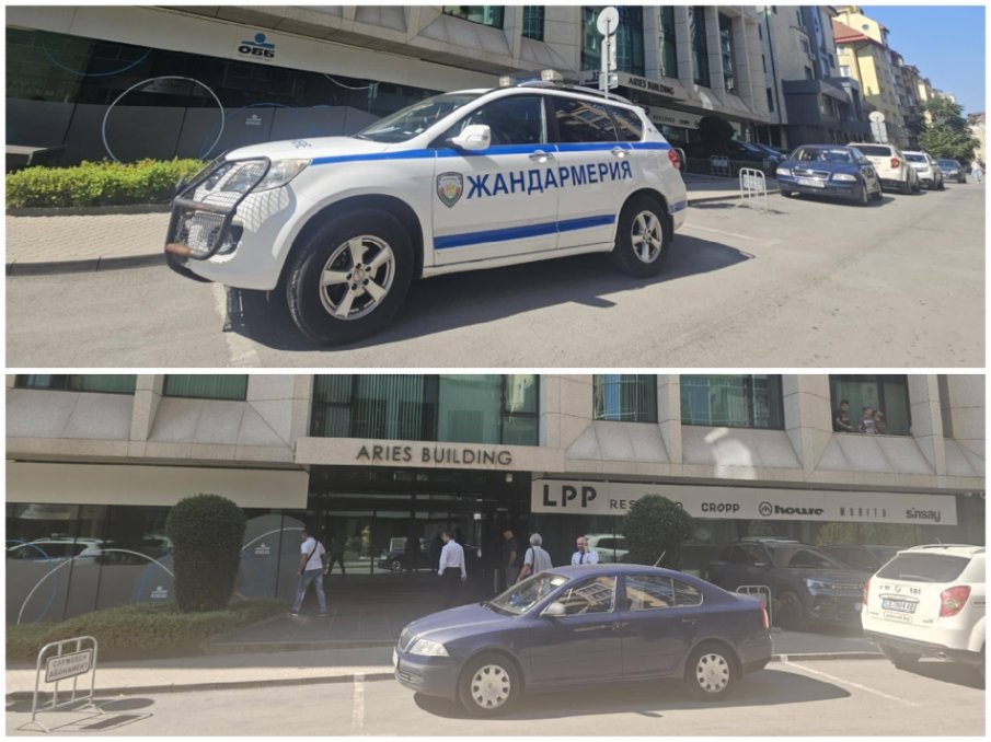 ПЪРВО В ПИК: Ето го един от офисите, тарашен от полиция и жандармерия заради оръжейна афера в Украйна (СНИМКИ)