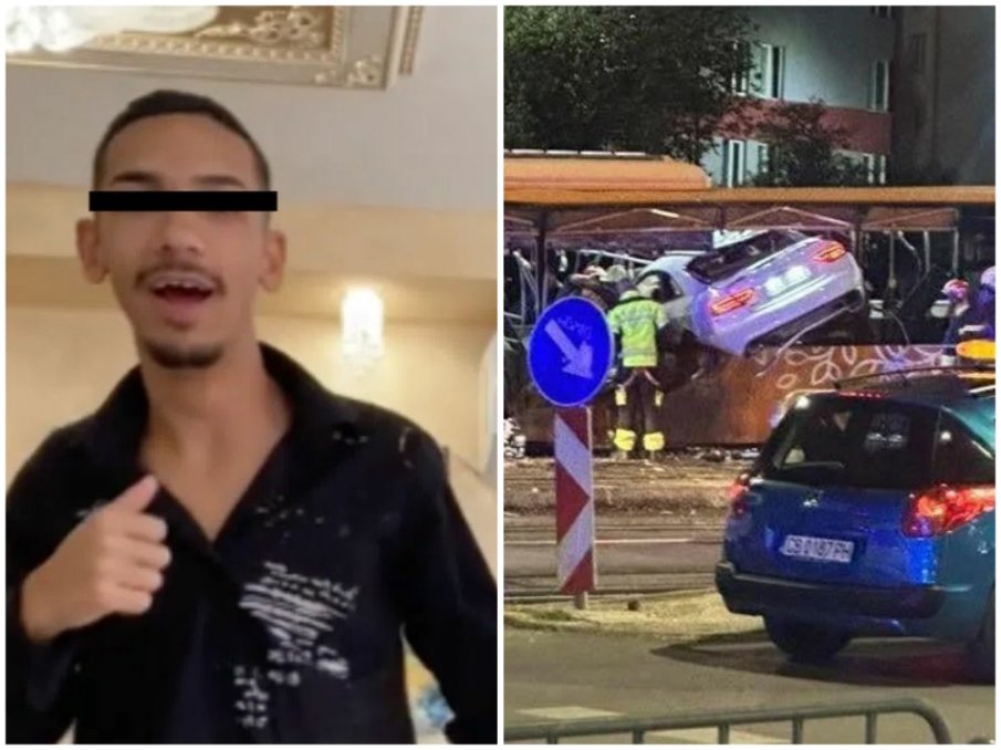 ЗВЕРСКАТА КАТАСТРОФА В СОФИЯ: Ето го 21-годишния Виктор, който се заби с аудито си в автобус и уби човек - в досието му има две кражби (СНИМКИ)