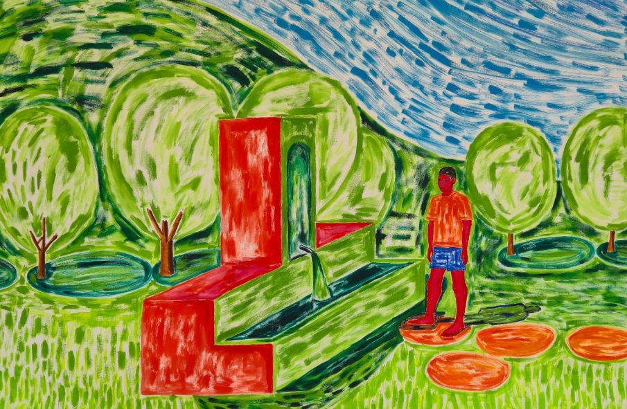 Чешмите на Калин Антонов: Самобитен художник разказва притчи с картини (СНИМКИ)