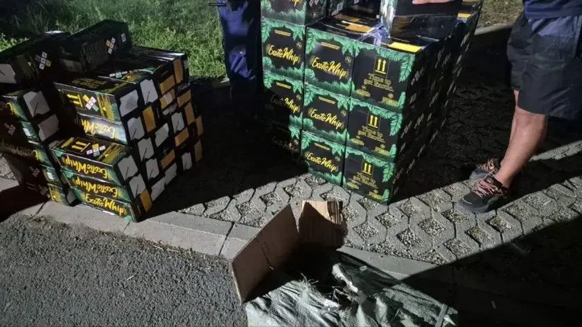 Хванаха голямо количество райски газ край Черноморец