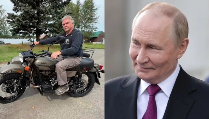 Мъж от Аляска получи личен подарък от Путин - мотор Урал (ВИДЕО)
