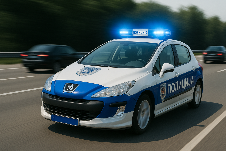 СЛЕД ГОНКА: Сръбската полиция задържа трафикант на мигранти