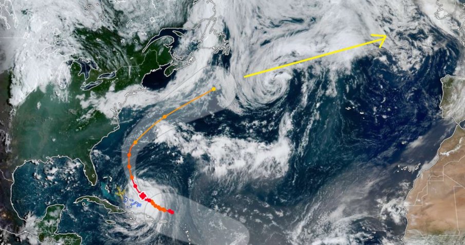 Ураганът Ерин идва в Европа, ще повлияе и на времето в България
