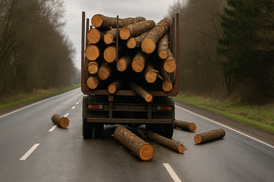 Неукрепен товар предизвика катастрофа на пътя София-Варна