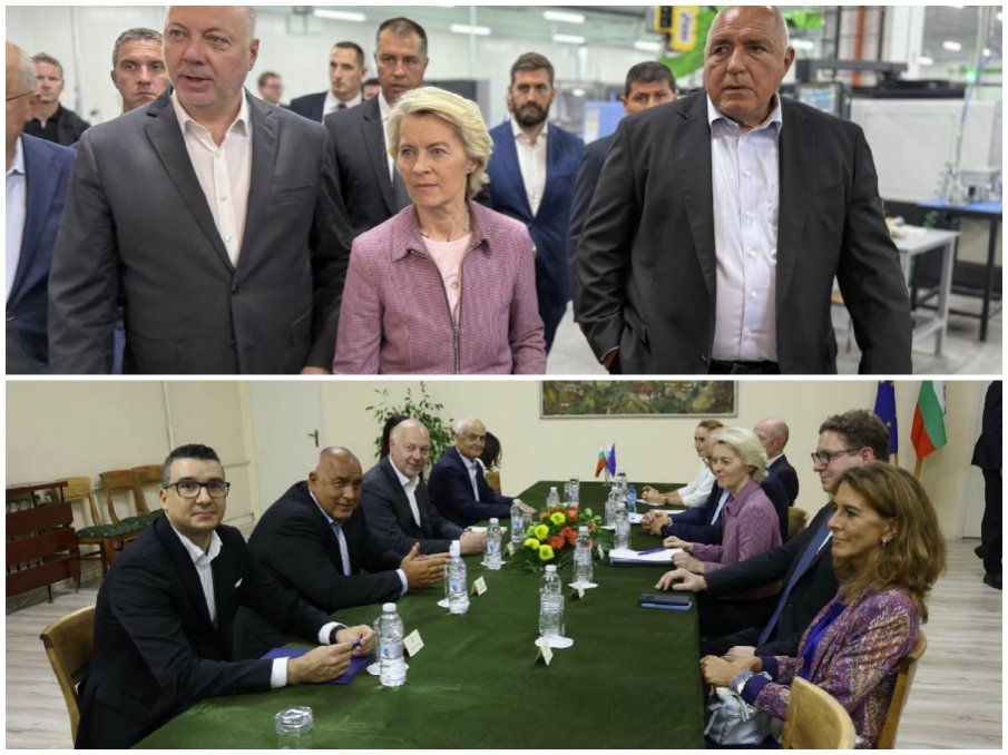 ПИК TV! Бойко Борисов след посещението с Урсула фон дер Лайен във ВМЗ-Сопот: Колкото и да е трудно ще пазим правителството. Четири години нищо не се случи. Росен Желязков: България е лоялен съюзник и партньор (СНИМКИ/ВИДЕО/ОБНОВЕНА)