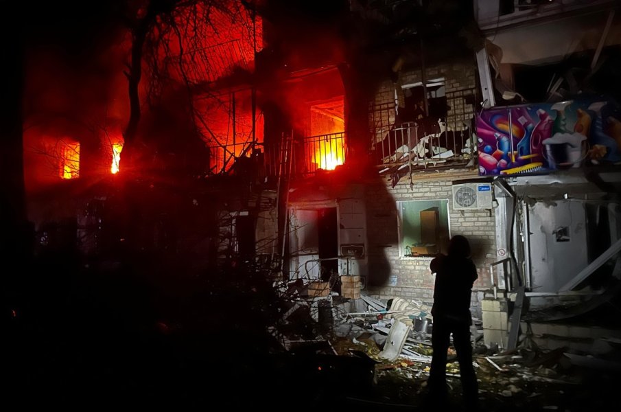 Жертви и ранени след поредната мащабна руска атака срещу Украйна