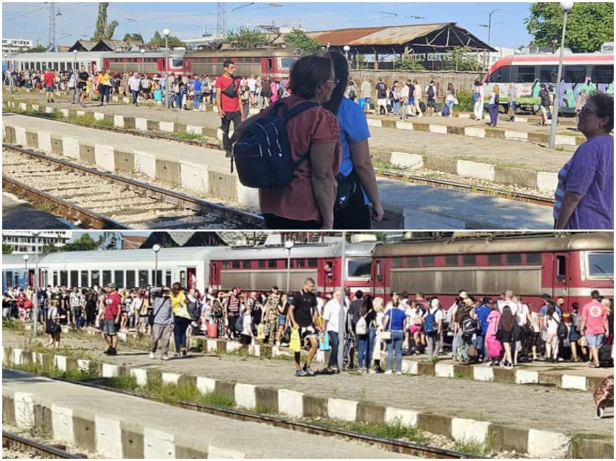 СИГНАЛ ДО ПИК! Повреден локомотив обърка разписанието на влаковете от София за Северна България (ОБНОВЕНА/СНИМКИ)