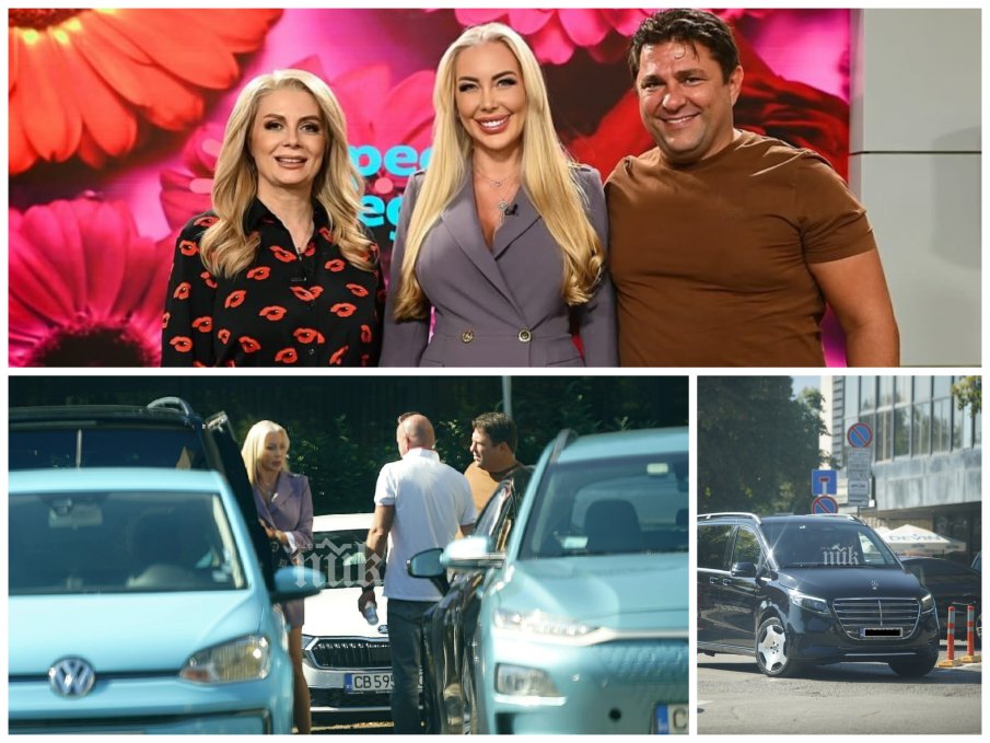 САМО В ПИК: Цял керван обслужващ персонал тича след бременната Антония Петрова (ПАПАРАШКИ СНИМКИ)