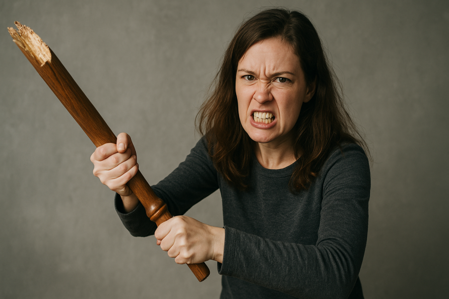 Издирват жена, пребила съсед с дървен крак