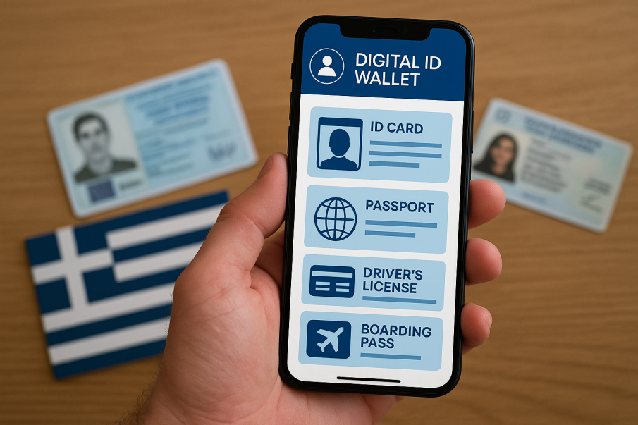 Гърция въвежда електронен портфейл за самоличност от 2026 година