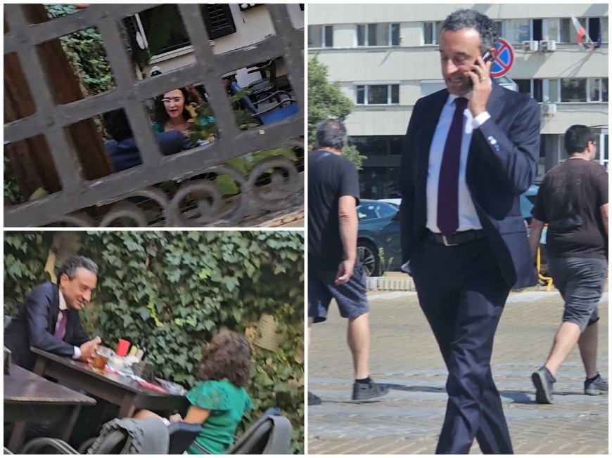 САМО В ПИК! Лорер с нежна компания на обяд (СНИМКИ)