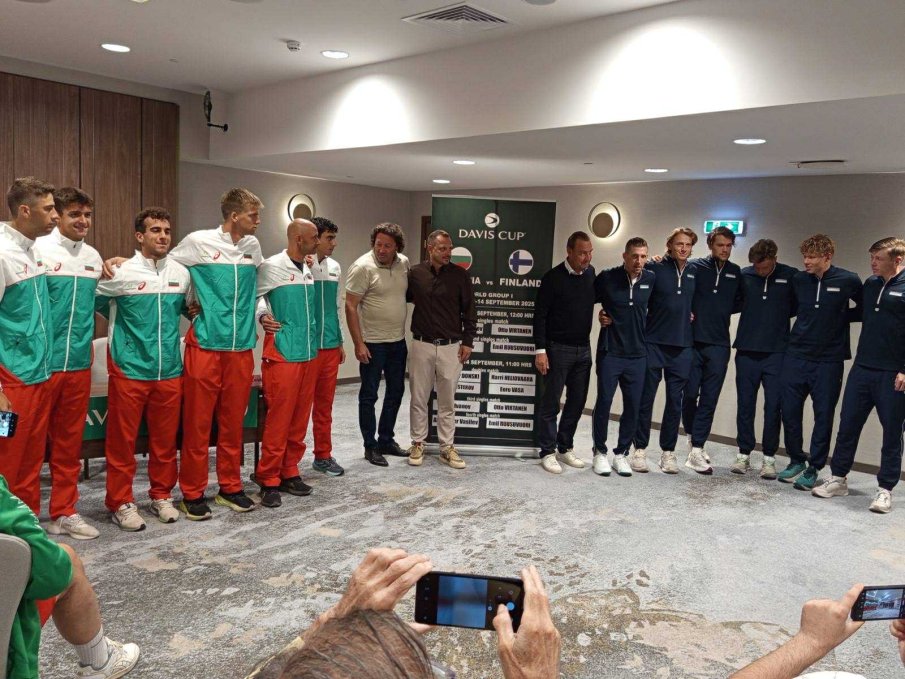 Александър Василев и Ото Виртанен дават началото на Купа “Дейвис“ в Пловдив