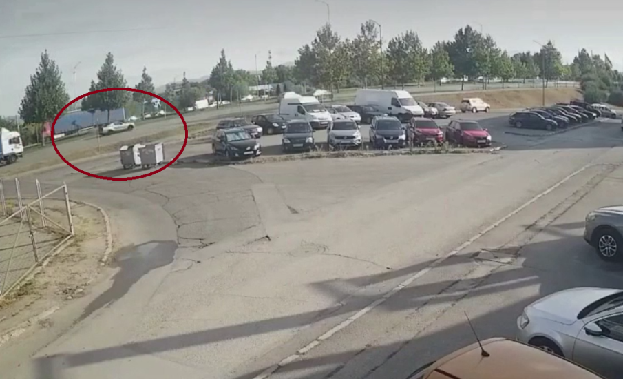 СЕКУНДИ ПРЕДИ УДАРА: Появи се ВИДЕО от последните метри на летящия мустанг