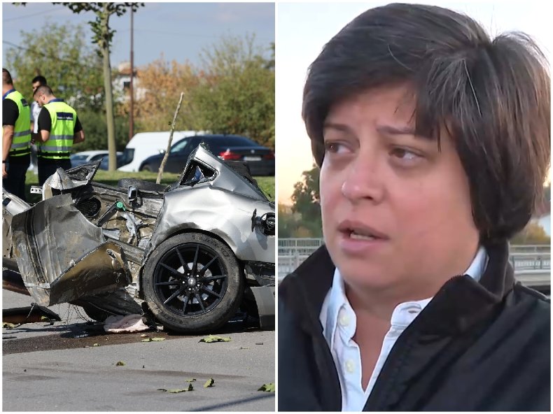 Диана Русинова: Гумите на разцепената на Ботевградско кола са били тънки като сликове. Внимавайте, летят „снаряди“ на пътя