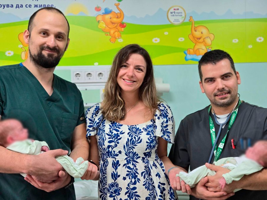Победили в битката за Живота: Екипът на УМБАЛ „Софиямед“ изписа здрави близнаци родени в тежко състояние (СНИМКИ)