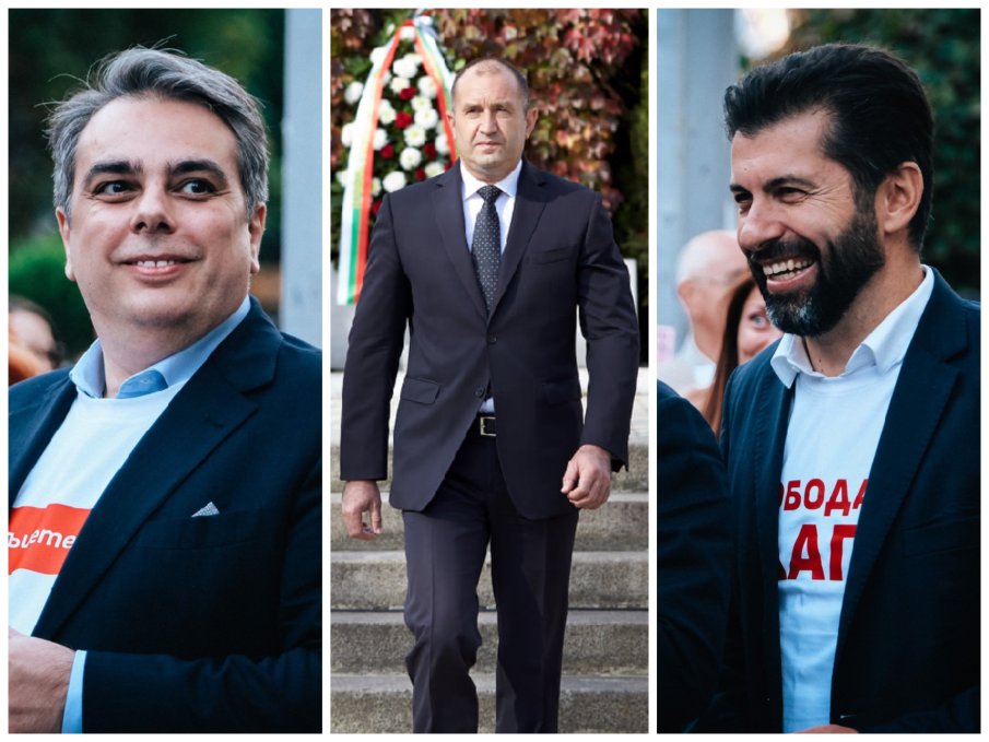 БАЩИЦАТА ИЗЯЖДА ДЕЦАТА СИ: Радев поглъща отломките от Промяната