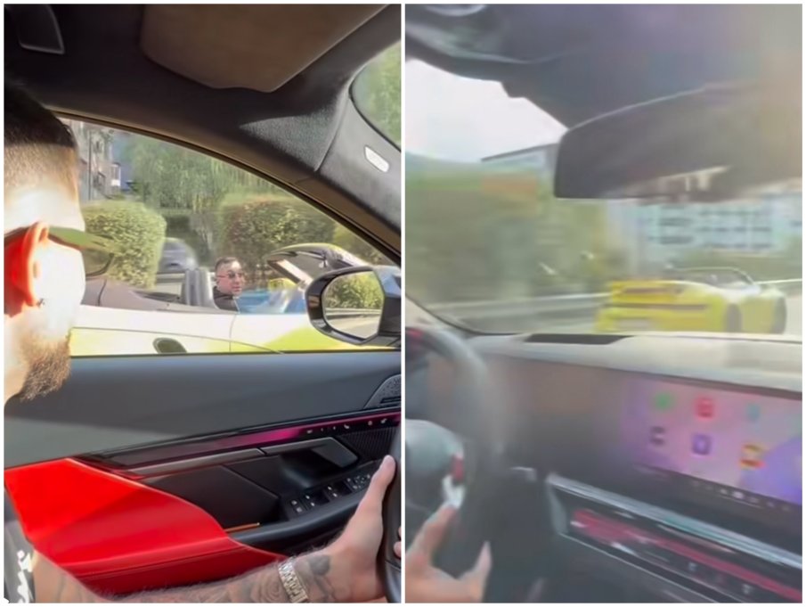 ИЗЛОЖИХА СЕ! Константин и Емрах си спретнаха гонка в София, взеха им книжките и ги глобиха (ВИДЕО/СНИМКИ)