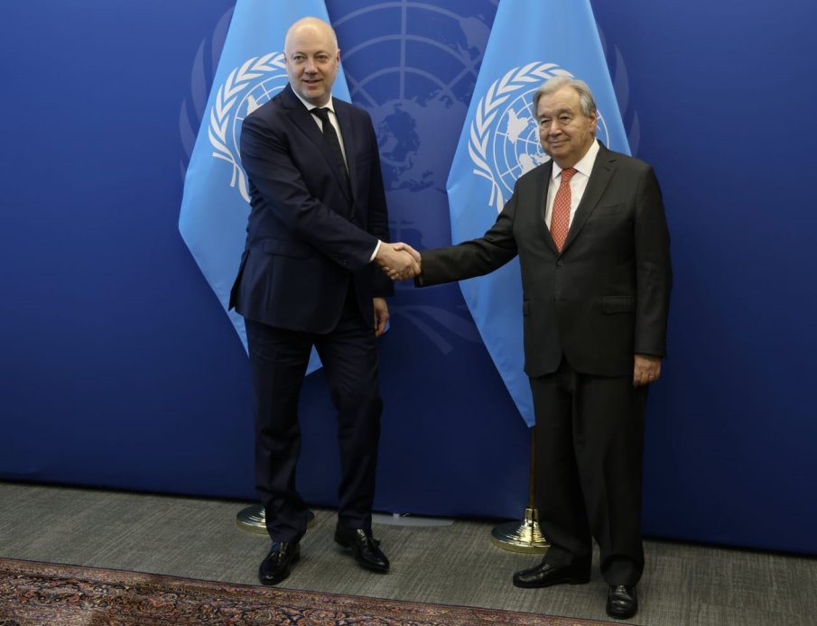 Росен Желязков се срещна с генералния секретар на ООН Антонио Гутериш: Имахме много добър, приятелски разговор