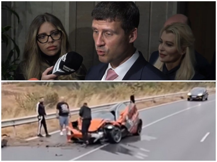 КУЛТОВО! Фараонът Ивелин Михайлов проговори за потрошения Макларън: Колата е само за летни условия. Поръчали сме части за ремонт (ВИДЕО)