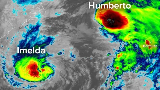 Бурята Имелда връхлетя Бермудските острови