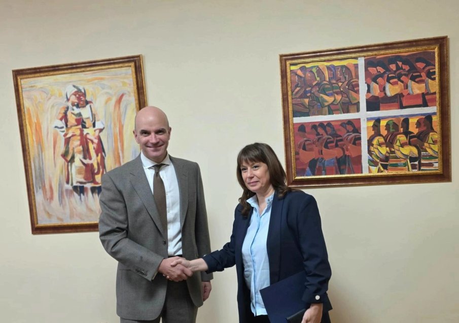 Омбудсманът Велислава Делчева се срещна с посланика на Великобритания у нас Н. Пр. Натаниел Копси