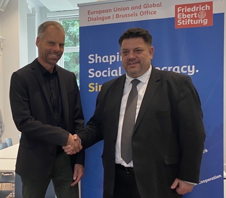 Атанас Зафиров се срещна с директора на фондация “Фридрих Еберт” в Брюксел