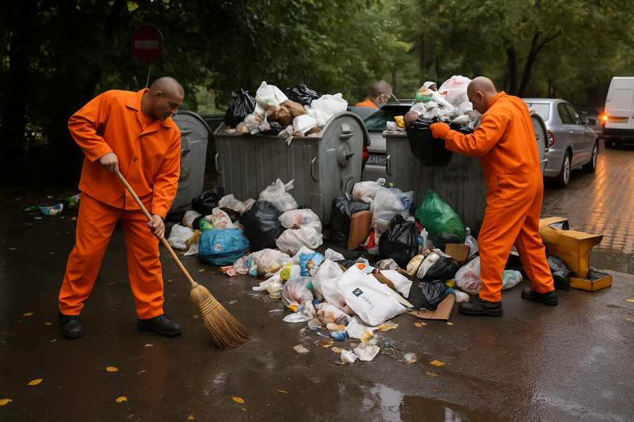 Министър Георгиев: Затворници ще помагат за почистването на боклука в София
