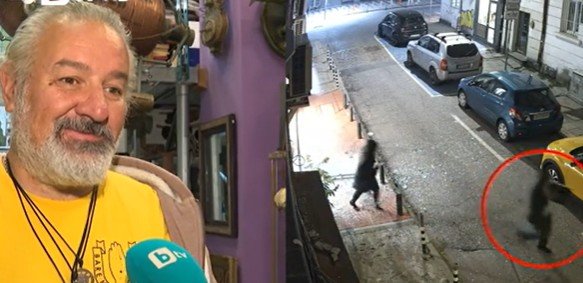 Вандали ограбиха арт магазин в центъра на София