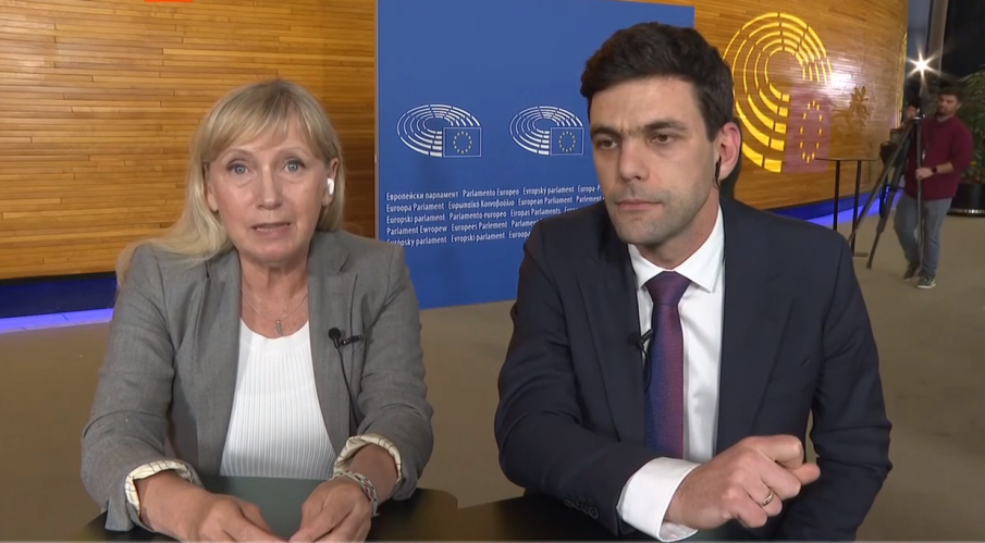 Елена Йончева ПОСТАВИ НА МЯСТО Никола Минчев: Темата на дебата в ЕП бе тяснопартийно поставена