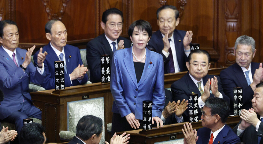 Санае Такаичи е първата жена премиер в Япония