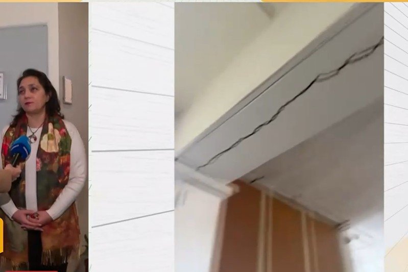 Родители алармират за дълбоки пукнатини по стени и тавани в столично училище