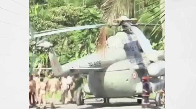 Хеликоптер с индийския президент затъна в бетон