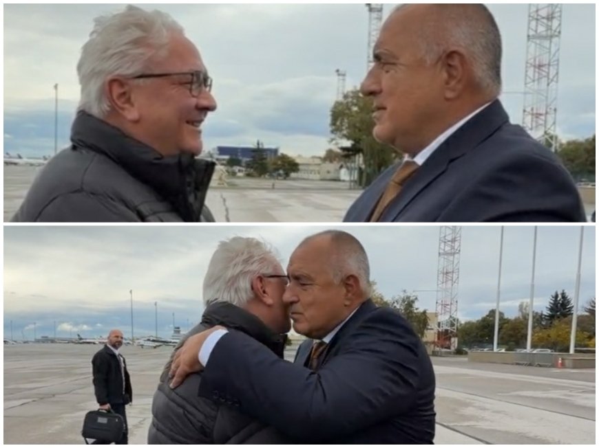 ПЪРВО В ПИК TV! Борисов посрещна шефа на Райнметал на летище Васил Левски. Папергер: Това е най-бързото решение за инвестиция, което сме взимали (ВИДЕО)