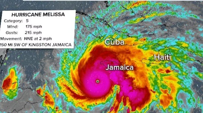 БЕДСТВИЕ ОТ ПЕТА СТЕПЕН: Ураганът „Мелиса“ – най-силната буря в света за 2025 г.