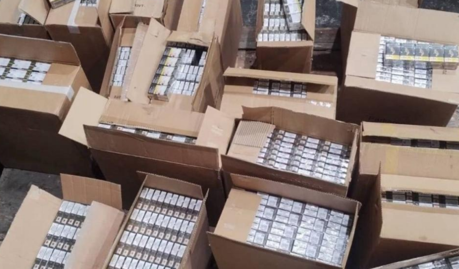 Спипаха голямо количество контрабандни цигари на „Лесово“