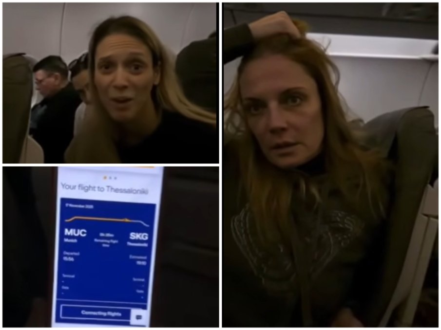 ВЪЗДУШНА ДРАМА: Силен вятър отнесе самолет с топ актьори в Солун, Духовникова се оплака, че... (ВИДЕО)