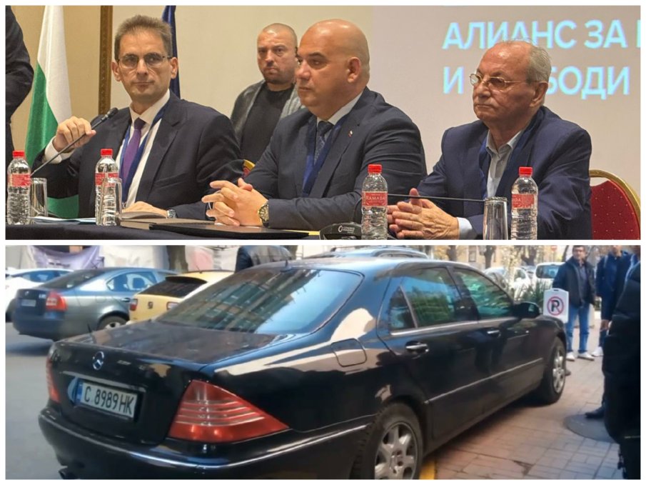 Вижте как докараха с вехт и прашен Мерцедес изоставения от топ дерибеите Доган, преди да го въздигнат до председател на новата му партия (СНИМКИ)