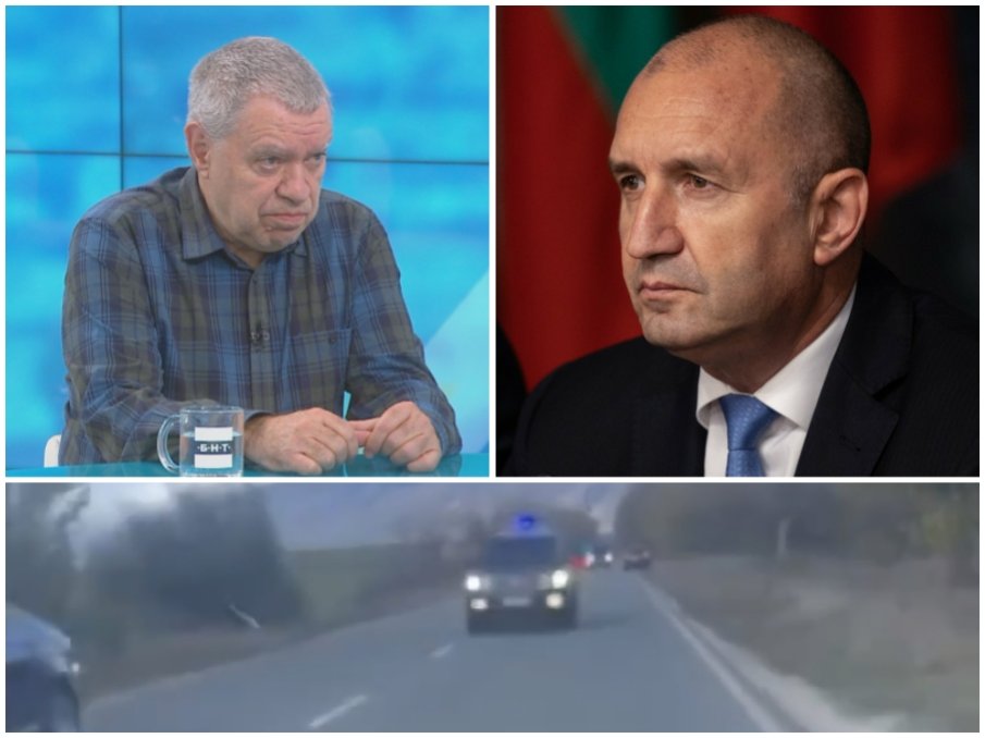 Проф. Михаил Константинов ИЗБУХНА срещу летящия кортеж на НСО: Държавни убийци! Банда, която кара по безумен начин - ако Радев не ги накаже, да го обвиним лично