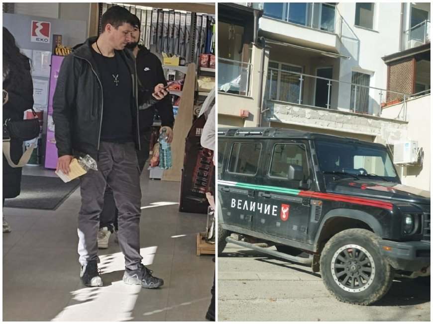 САМО В ПИК! Фараонът Ивелин Михайлов събра погледите с джипка на Величие - наложи му се спешно да спре, за да... (СНИМКИ)