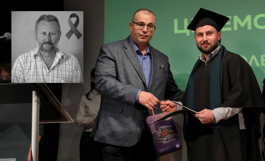 Синът на убития фотограф от Генерал Тошево се дипломира с пълно отличие, посвети го на баща си