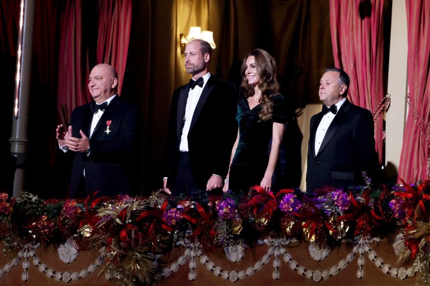 Принц Уилям и Кейт на гала концерт в Роял Албърт Хол (СНИМКИ)