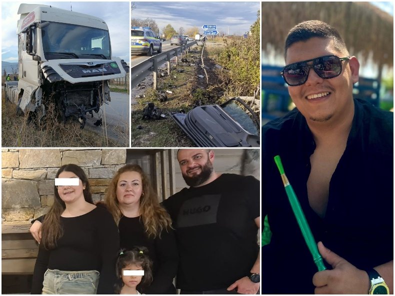 ПОТРЕСАВАЩИ РАЗКРИТИЯ: Ето го семейството, погубено от 24-годишен камионджия на Околовръстното край Пловдив (СНИМКИ)
