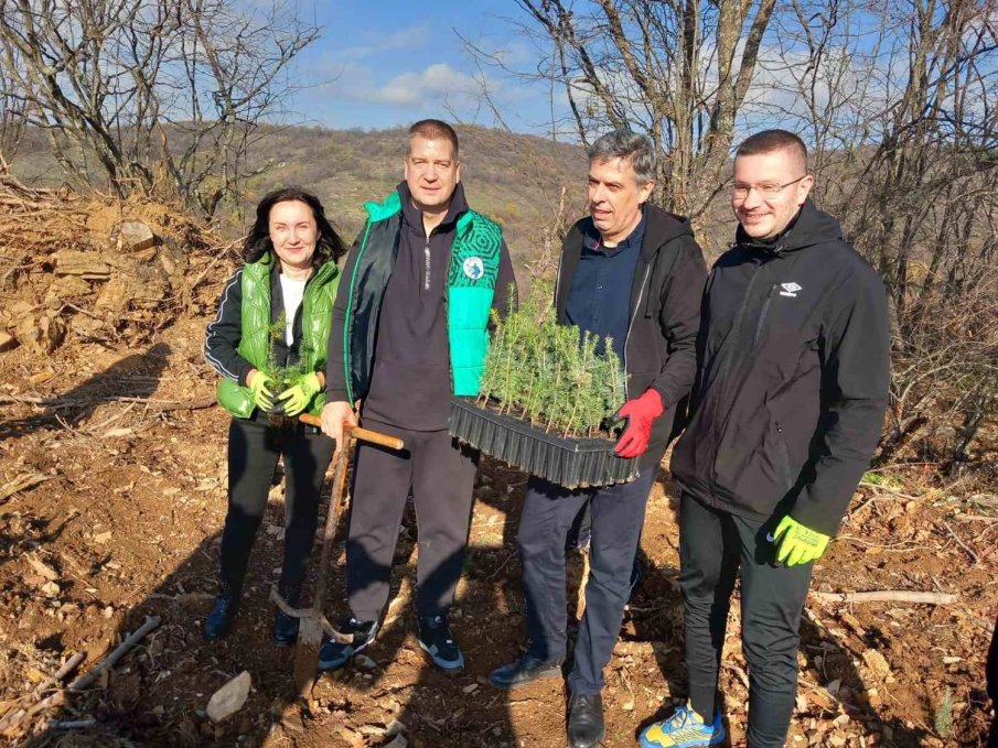 НОВА ГОРА-НОВО НАЧАЛО: Супер инициатива в Стара Загора - засадиха над 10 хил. дръвчета на мястото на опожарена гора