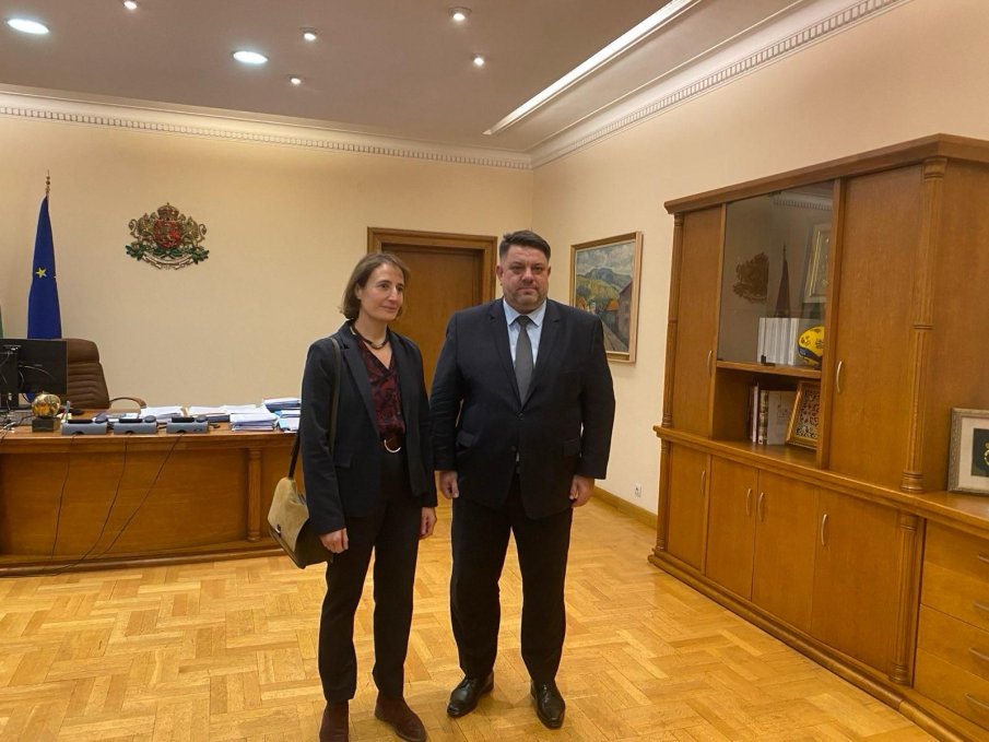 Сътрудничеството в областта на отбраната, сигурността на Черно море и ядрената енергетика обсъдиха вицепремиерът Атанас Зафиров и посланикът Мари Дюмулен