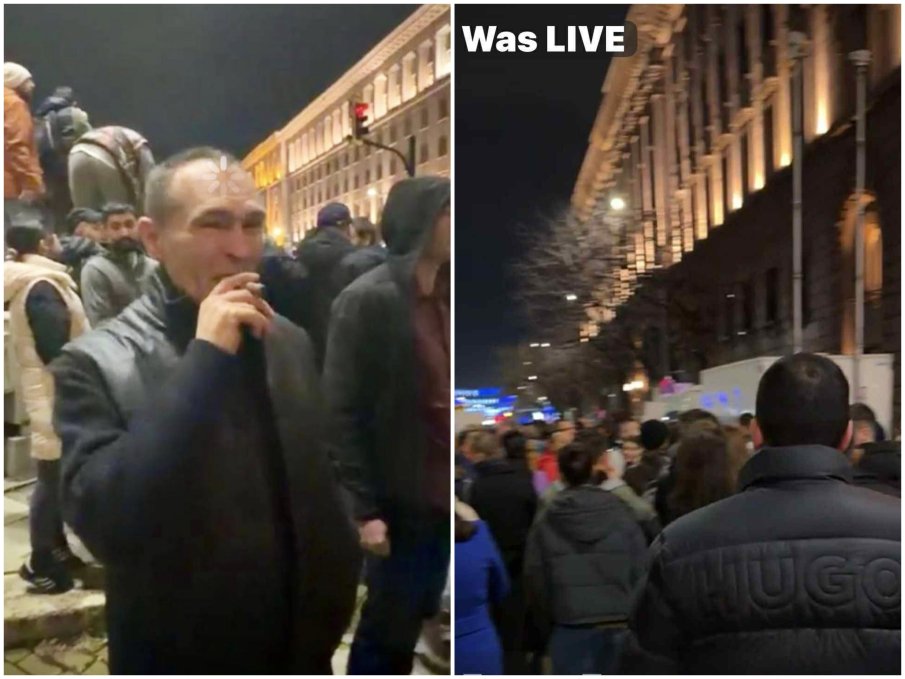 МЪЛНИЯ В ПИК! Васил Божков-Черепа плаща за протеста на ППДБ (СНИМКИ/ВИДЕО)