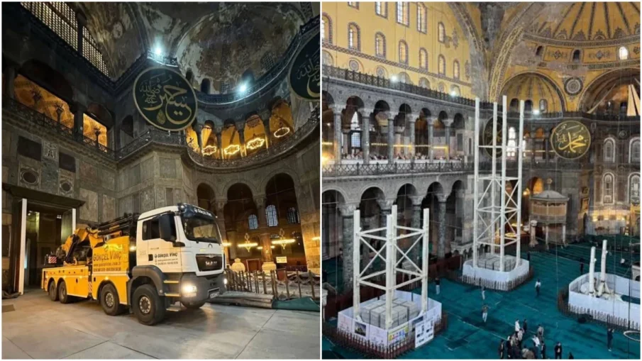 ТУРЦИЯ СЕ ТРЕСЕ: “Света София“ под ножа - експерти сравняват спорната реставрация със сърдечна операция