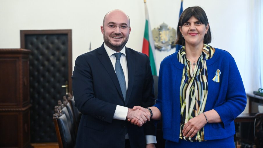 Лаура Кьовеши и Георги Георгиев обсъдиха сътрудничеството между България и Европрокуратурата