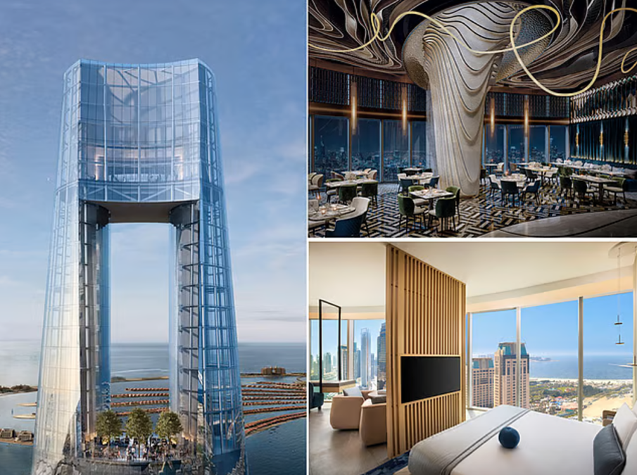 СЛУЧАЕН РЕКОРД: Най-високият хотел в света отвори врати в Дубай (ВИДЕО)