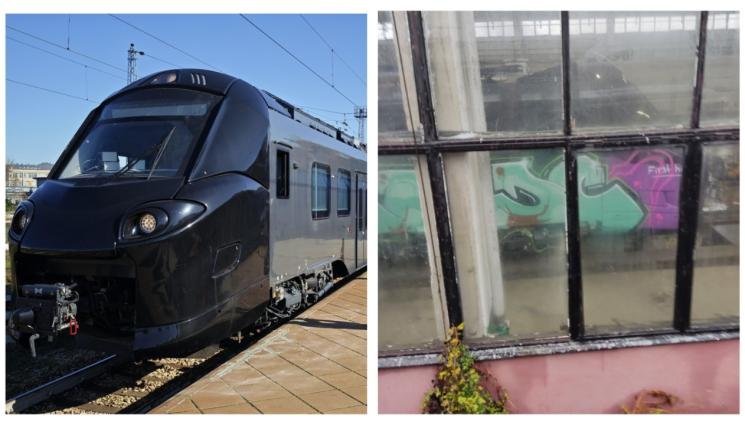 ВАНДАЛСТВО: Графитаджии омазаха Дарт Вейдър“ докато пробват модерния влак